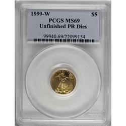 1999-W G$5 Tenth-Ounce Gold Eagle--Struck With
