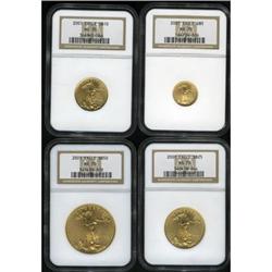 2001 G$5 Tenth-Ounce Gold Eagle MS70 NGC