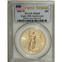 2006-W $50 One-Ounce Gold MS69 PCGS