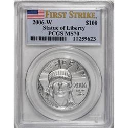 2006-W $100 One-Ounce Platinum MS70 PCGS
