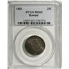 Image 1 : 1883 25C Hawaii Quarter MS65 PCGS