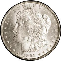 1891-CC $1 GSA MS63 NGC