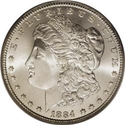 1884-CC $1 MS67 PCGS