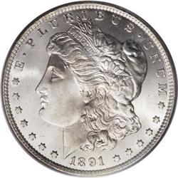 1891-CC $1 MS66 PCGS