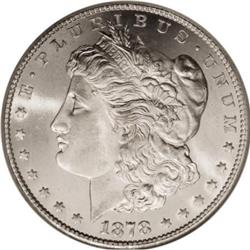 1878-S $1 MS67 NGC
