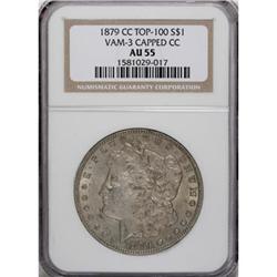 1879-CC $1 Capped Die AU55 NGC