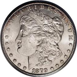 1879-CC $1 Capped Die MS62 PCGS