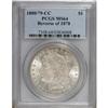 Image 1 : 1880/79-CC $1 Reverse of 1878 MS64 PCGS