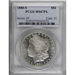 1880-S $1 MS67 Prooflike PCGS