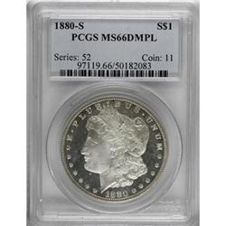 1880-S $1 MS66 Deep Mirror Prooflike PCGS