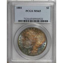 1881 $1 MS65 PCGS