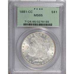 1881-CC $1 MS65 PCGS