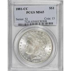 1881-CC $1 MS65 PCGS