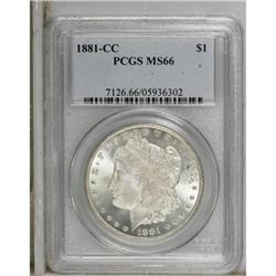 1881-CC $1 MS66 PCGS