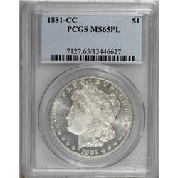 1881-CC $1 MS65 Prooflike PCGS