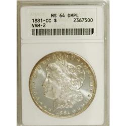 1881-CC $1 MS64 Deep Mirror Prooflike ANACS