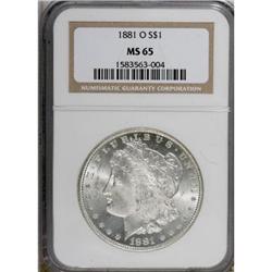 1881-O $1 MS65 NGC