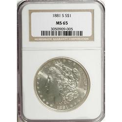 1881-S and 1882 MS65 NGC; 1898 MS65 PL PCGS
