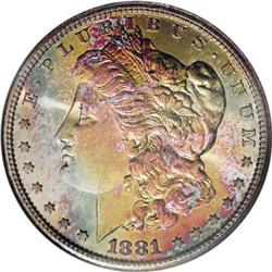 1881-S $1 MS66 NGC