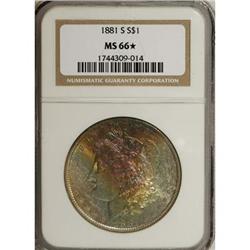 1881-S $1 MS66 NGC