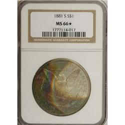 1881-S $1 MS66 NGC