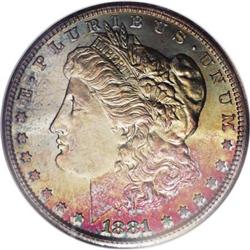 1881-S $1 MS68 NGC