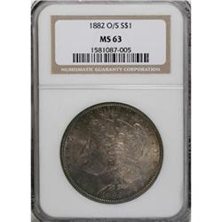 1882-O/S $1 MS63 NGC VAM-4 Top 100