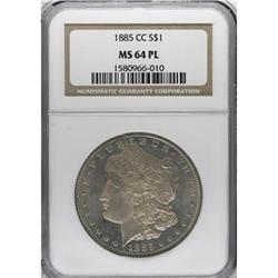 1885-CC $1 MS64 Prooflike NGC