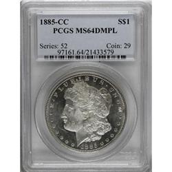 1885-CC $1 MS64 Deep Mirror Prooflike PCGS