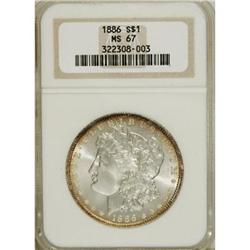 1886 $1 MS67 NGC