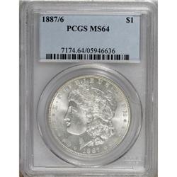 1887/6 $1 MS64 PCGS