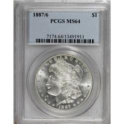1887/6 $1 MS64 PCGS