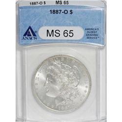 1887-O $1 MS65 ANACS