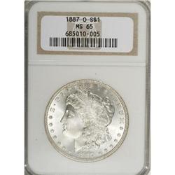 1887-O $1 MS65 NGC
