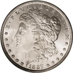 1887/6-O $1 MS64 PCGS