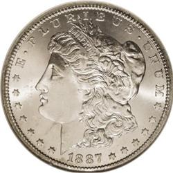 1887-S $1 MS65 NGC