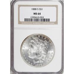 1888-S $1 MS64 NGC