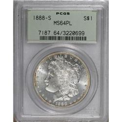 1888-S $1 MS64 Prooflike PCGS