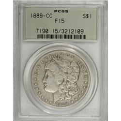 1889-CC $1 Fine 15 PCGS