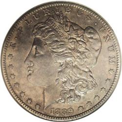 1889-CC $1 AU53 ANACS 