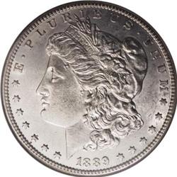 1889-CC $1 AU58 NGC