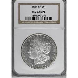 1890-CC $1 MS62 Deep Mirror Prooflike NGC