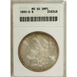 1890-O $1 MS64 Deep Mirror Prooflike ANACS