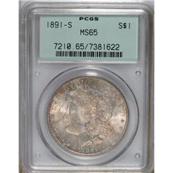 1891-S $1 MS65 PCGS