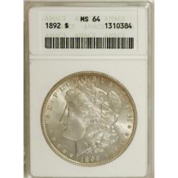 1892 $1 MS64 ANACS