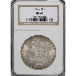 1892 $1 MS64 NGC