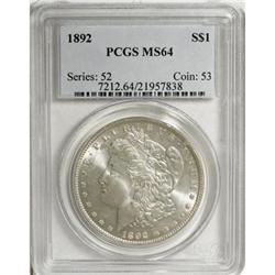 1892 $1 MS64 PCGS