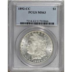 1892-CC $1 MS63 PCGS