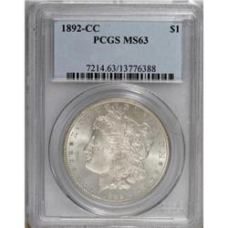 1892-CC $1 MS63 PCGS