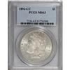 Image 1 : 1892-CC $1 MS63 PCGS